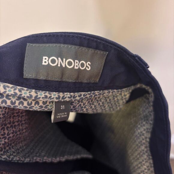 Bonobos Men's Navy Blue Shorts 31 9" Inseam - Picture 3 of 5